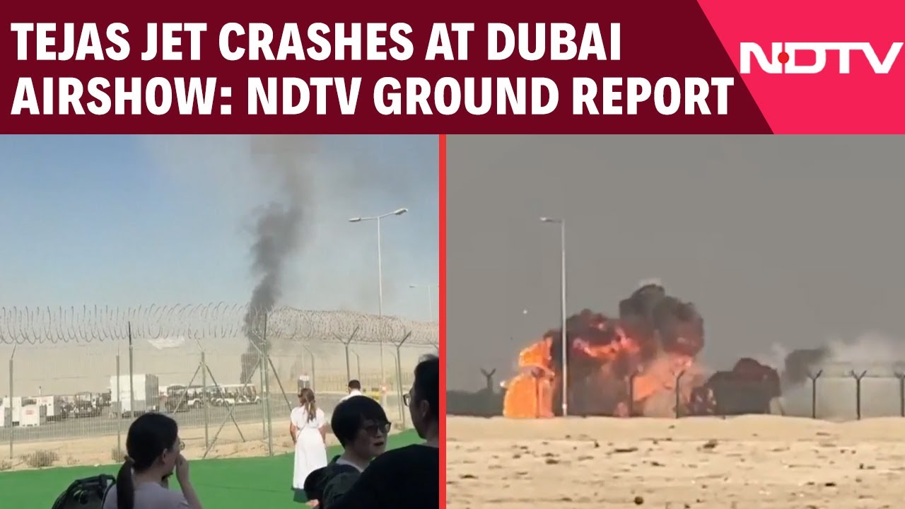 Tejas Jet Crashes at Dubai Airshow: NDTV Ground Report from Dubai