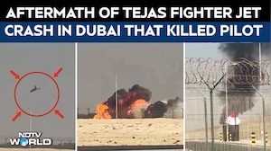Tejas Crash Video | Aftermath Of Tejas Fighter Jet Crash In Dubai That Killed Pilot