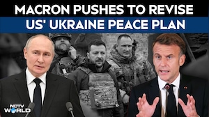 Ukraine War | "Our Unique Problem Is Russia": Macron Pushes To Revise US' Ukraine Peace Plan