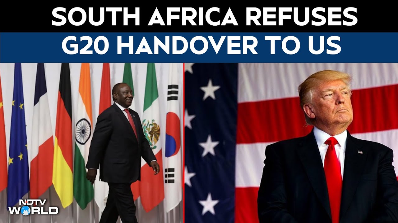 South Africa Says President Will Not Hand G20 To US Embassy Official