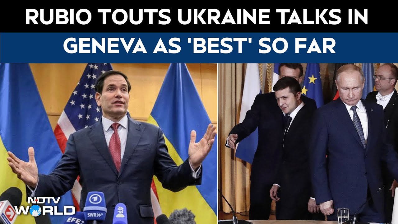 Ukraine Peace Plan | Marco Rubio Hopes For Ukraine Peace Deal 'Very Soon'