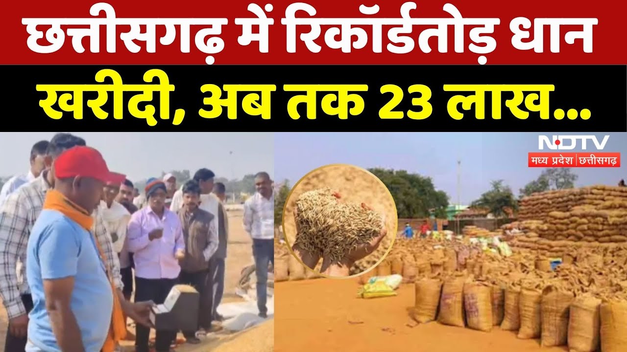 Chhattisgarh Dhan Kharidi 2025: अब तक 23 लाख... छत्तीसगढ़ में बंपर खरीदी | Farmers | Rice | Latest