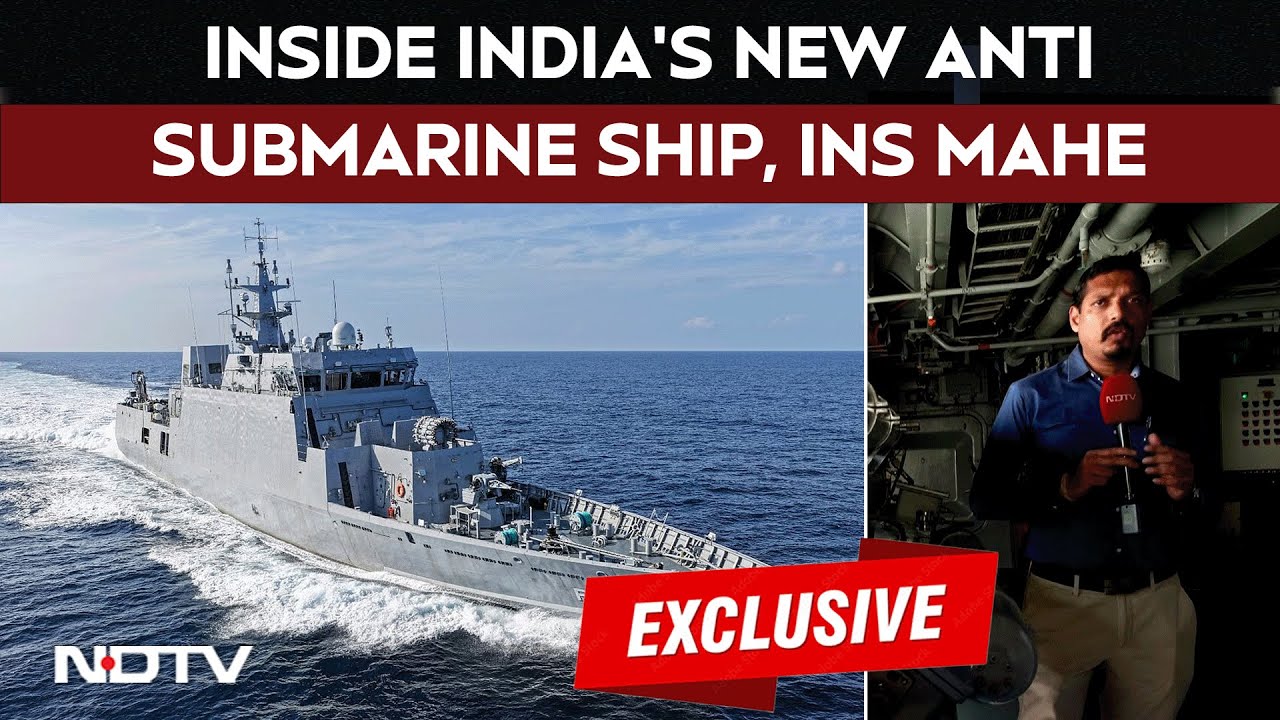 INS Mahe | Inside Indian Navy's Newly Commissioned Anti-Submarine Warfare Vessel INS Mahe