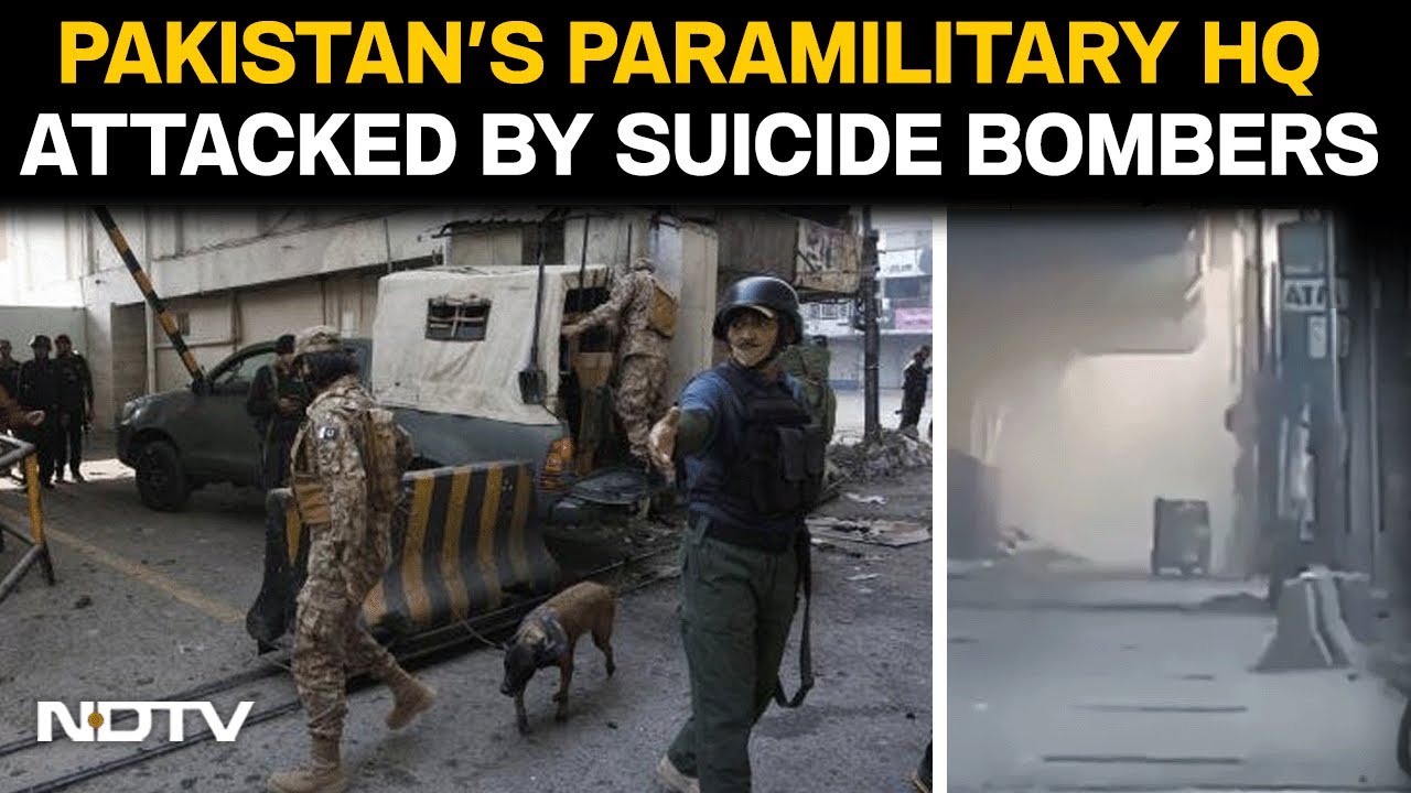 Peshawar Attack | Pakistan Paramilitary Headquarters  Attacked By Gunmen, Suicide Bombers
