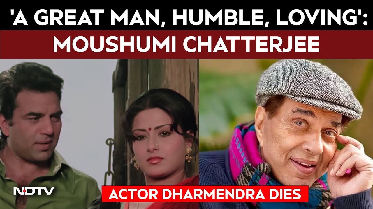 Dharmendra Funeral | 'Dharmendra Was a Blessing Till His Last Breath': Moushumi Chatterjee