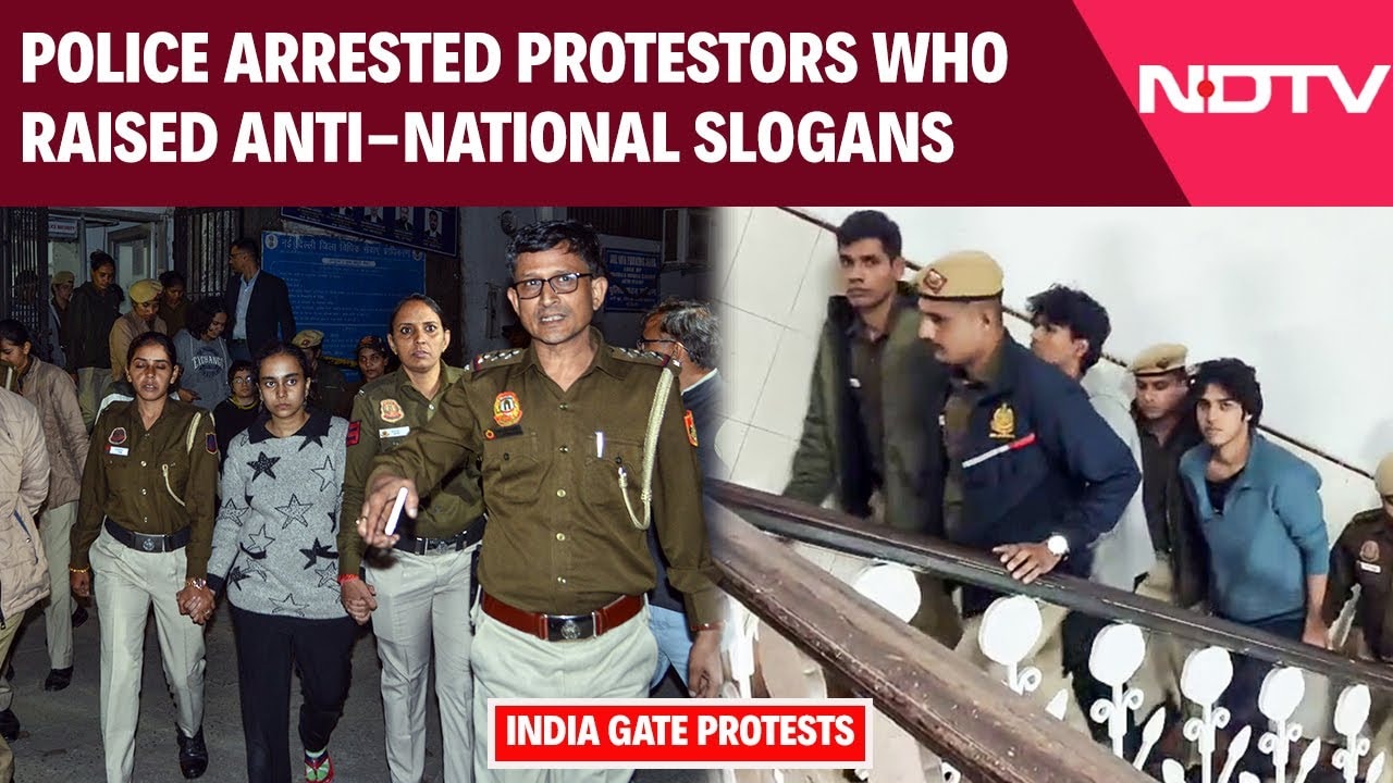 India Gate Protest | Police Arrested Protestors Who Raised Anti-national Slogans At India Gate