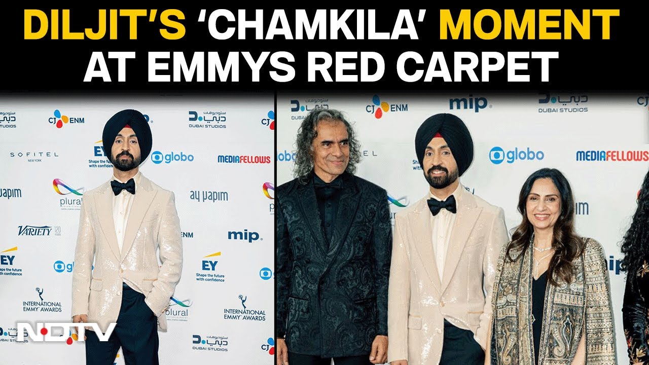 International Emmys 2025 | Diljit Dosanjh In Rocks In Sequin Jacket, Loses Best Actor Award