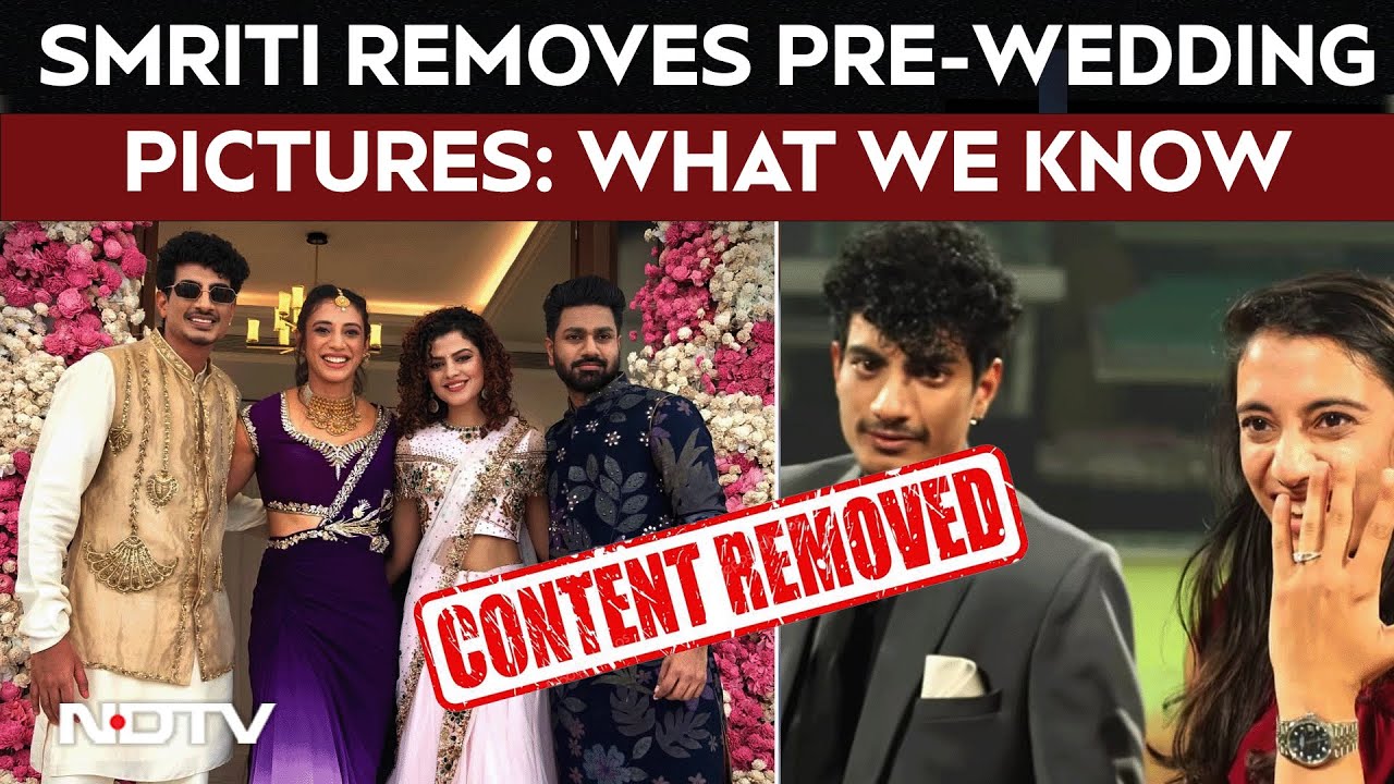 Smriti Mandhana News | Mandhana Removes Wedding-Related Posts Amid Father's Hospitalisation