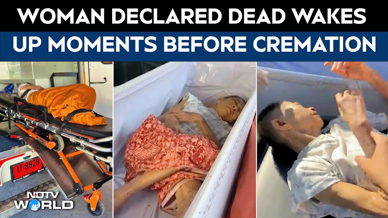 Viral Video | Thai Woman Declared Dead Wakes Up Inside Coffin Moments Before Cremation