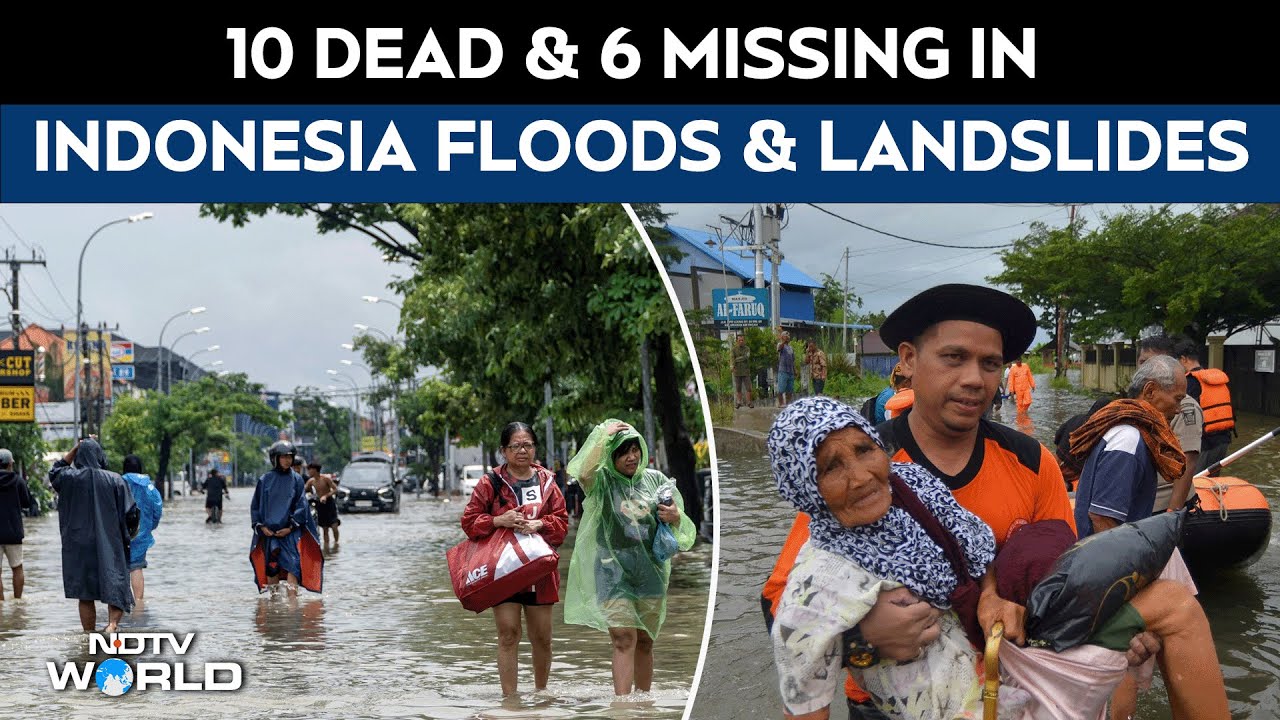 Indonesia Floods | Landslides & Flash Floods In Sumatra Leave at Least 10 Dead & 6 Missing
