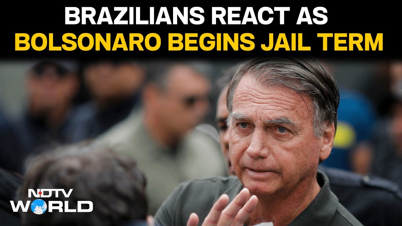 Bolsonaro Prison Term | Brazilians React To Ex-President Bolsonaro Beginning 27 Year Jail Sentence