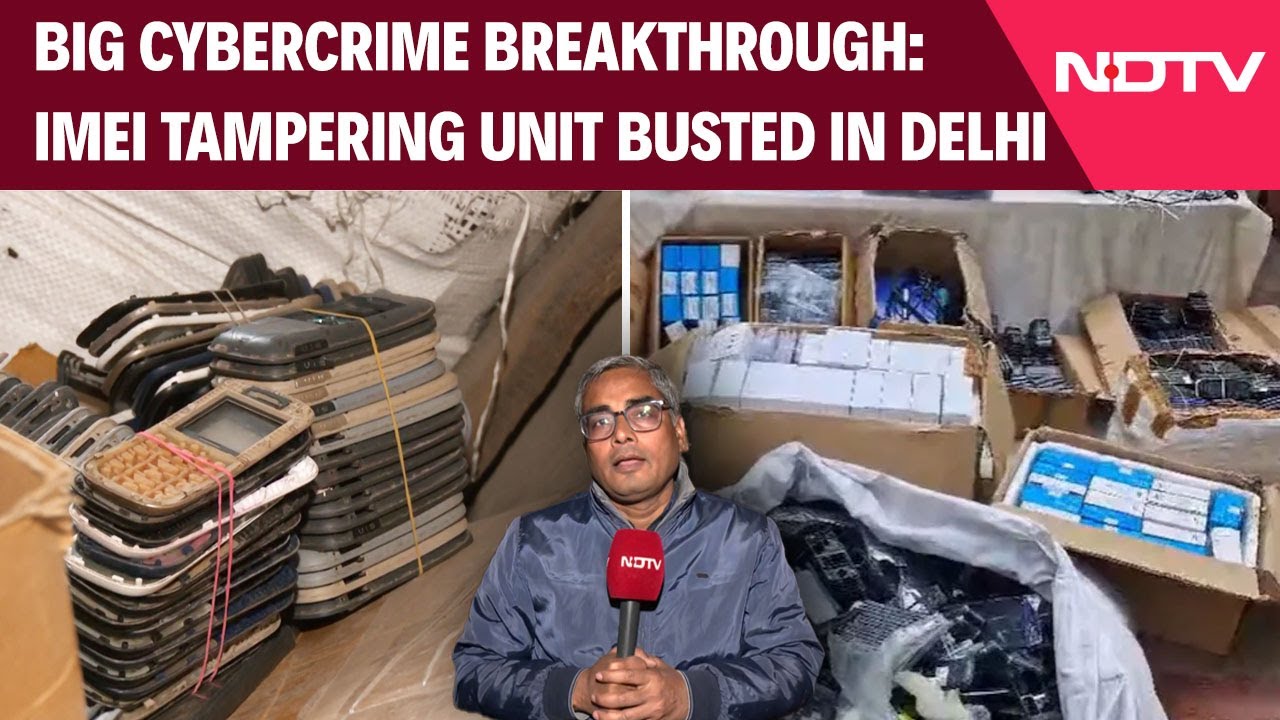 Cybercrime | IMEI Tampering Unit Busted In Delhi In Major Success In Combating Cybercrime