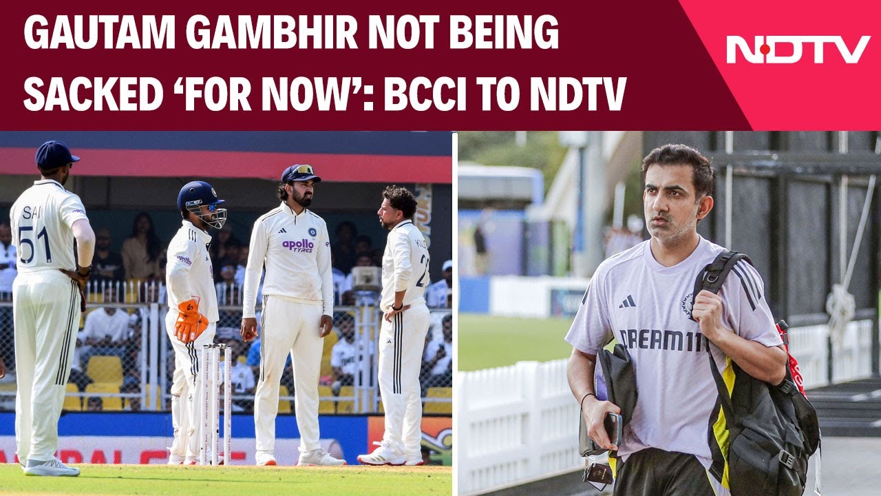 Gautam Gambhir To Be Sacked As India Head Coach? "Not At The Moment," BCCI Tells NDTV