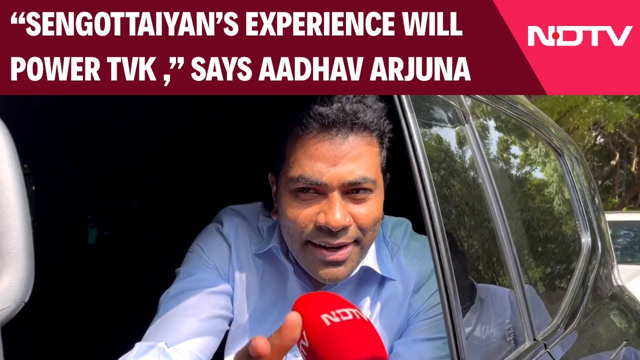 "Sengottaiyan's Experience Will Power TVK To Victory," Says Aadhav Arjuna