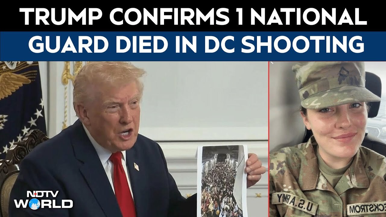 National Guard Shooting | Trump Confirms One National Guard Member Died In DC Shooting