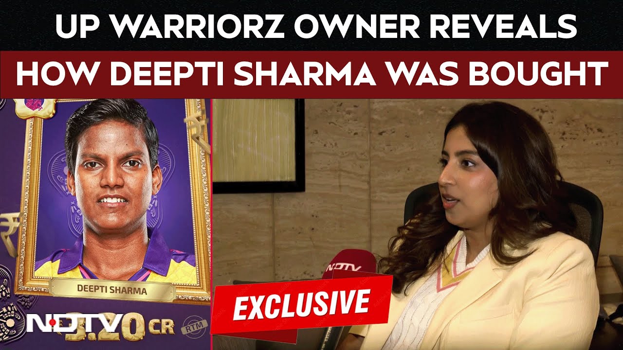 WPL Auction 2026 | UP Warriorz Owner Jinisha Sharma Speaks To NDTV On WPL Mega Auction
