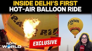 Delhi Hot Air Balloon Ride | NDTV Takes First Ride Of Delhi’s New Hot Air Balloon Experience