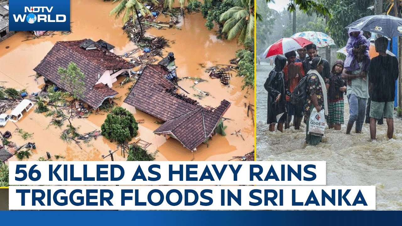 Sri Lanka Floods | Death Toll From Landslides & Floods Rises To 56, Offices & Schools Closed