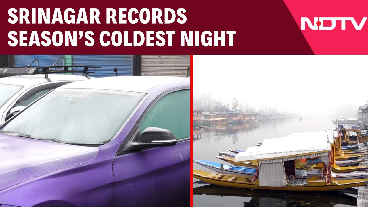 Srinagar News | Srinagar Records Season's Coldest Night As Early Winter Grips Kashmir