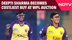 Deepti Sharma Becomes Costliest Buy At WPL Mega Auction