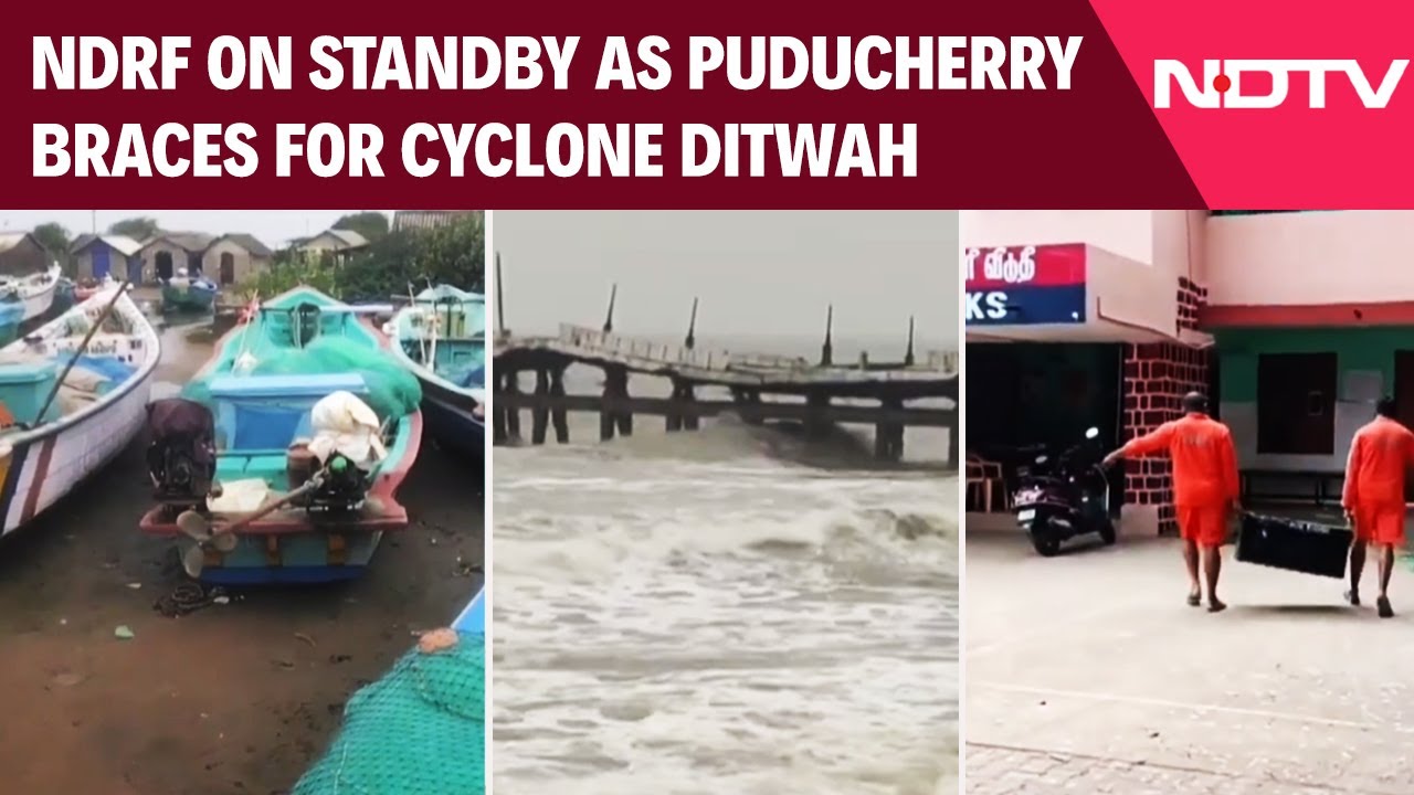 NDRF Team On Standby As Puducherry Braces For Cyclone Ditwah