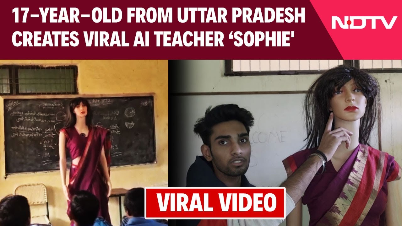 Viral Video: Student Develops Ai Robot To Aid Classroom Learning In Uttar Pradesh