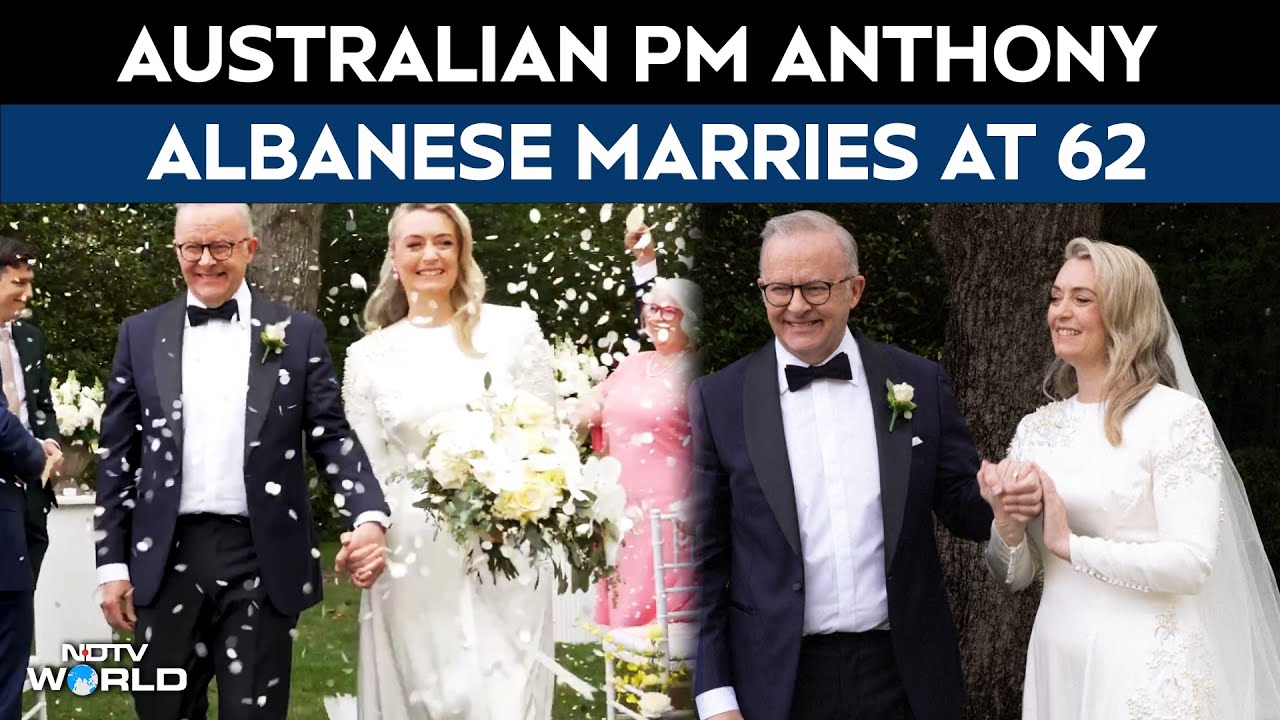 Anthony Albanese Marriage | Australian PM Anthony Albanese Marries At 62, Dog Toto Is Ring Bearer