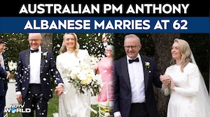 Anthony Albanese Marriage | Australian PM Anthony Albanese Marries At 62, Dog Toto Is Ring Bearer