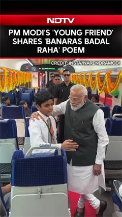 PM Modi's 'Young Friend' Shares 'Banaras Badal Raha' Poem Aboard Vande Bharat