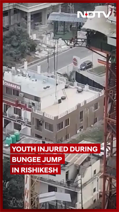 Adventure In Rishikesh | Gurugram Man Survives Fall After Bungee Jumping Goes Wrong In Rishikesh