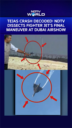 NDTV Dissects Fighter Jet's Final Maneuver At Dubai Airshow