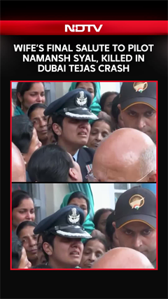 Dubai Plane Crash | Wife's Emotional Goodbye To Pilot Namansh Syal