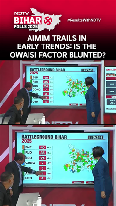 Is The Owaisi Factor Blunted For Bihar Elections As AIMIM Fails To Gain Seats In Early Trends?