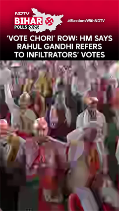 'Vote Chori' Row: Amit Shah Says Rahul Gandhi Refers To Infiltrators' Votes