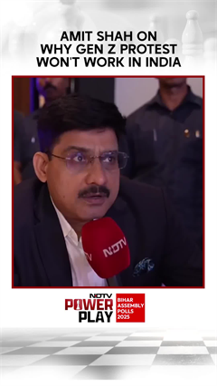 Amit Shah To NDTV On Why Gen Z Protest Won't Work