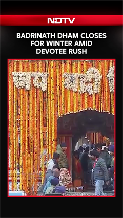Gates Of Badrinath Dham Closed For Winter season Amid Devotee Rush