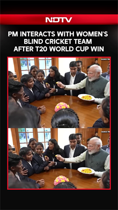 PM Modi Interacts With Women's Blind Cricket Team After T20 World Cup Triumph