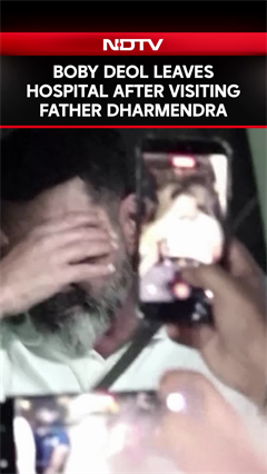 Dharmendra Health Update | Boby Deol Leaves Hospital After Visiting Father Dharmendra