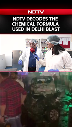 NDTV Decodes The Formula Of TATP,  'Mother Of Satan' Bomb Used In Delhi Car Blast