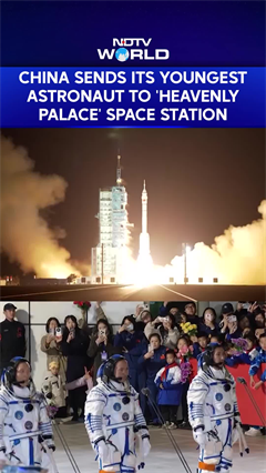 China Sends Its Youngest Astronaut And Four Mice To 'Heavenly Palace' Space Station