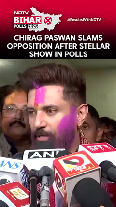 Bihar Elections 2025 | Chirag Paswan Slams Opposition After Stellar Show In Polls