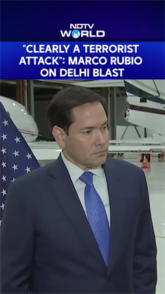 Red Fort Blast | US Secretary Of State Marco Rubio Calls Delhi Blast 'Clearly a Terrorist Attack'