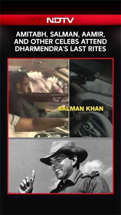 Amitabh Bachchan , Salman, Aamir,  And Other Celebs Attend Dharmendra's Last Rites