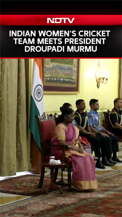 Indian Women’s Cricket Team Meets President Droupadi Murmu