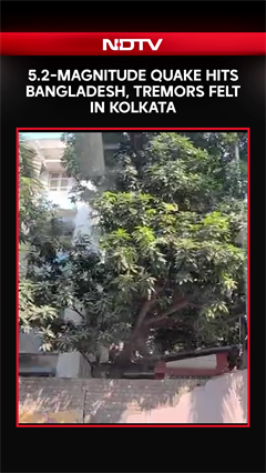 Earthquake Today | 5.7-Magnitude Earthquake Hits Bangladesh, Tremors Felt In Kolkata