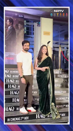 Emraan Hashmi, Yami Gautam At The Screening Of <i>Haq</i> Movie