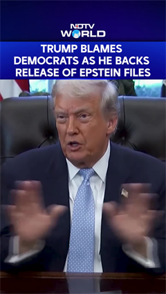 Trump Slams Democrats As He Agrees To Sign The Bill Of Epstein Files' Release