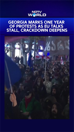 Georgia Marks 1 Year Of Daily Protests As EU Talks Stalled And Crackdown Deepens