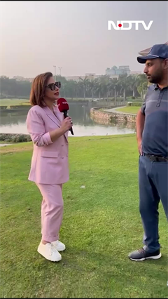 Video: Gurbaz Hails NDTV-PGTI ProAm: A Boost for Indian Golf