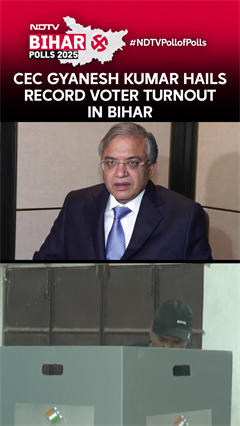 Bihar Exit Poll 2025  CEC Gyanesh Kumar Hails Bihar’s Highest-Ever Voter Turnout